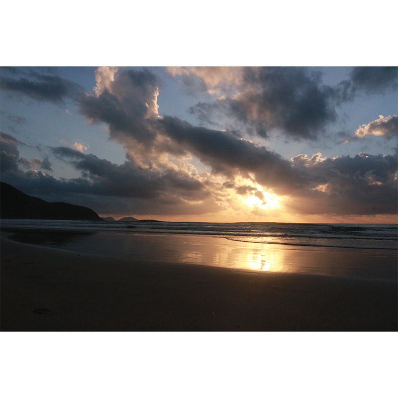 Deep Sea Minimalist Wall Art for Sleeping Room Water Resistant Home Decor