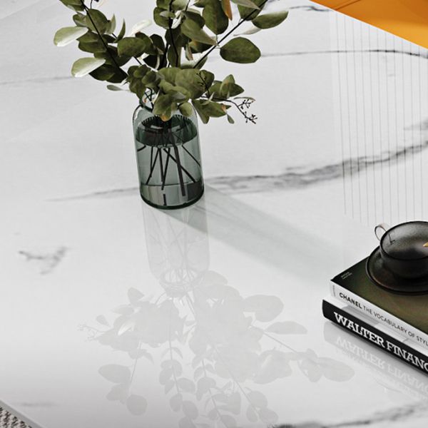 Sintered Stone Dining Table Industrial Dining Room Table for Kitchen