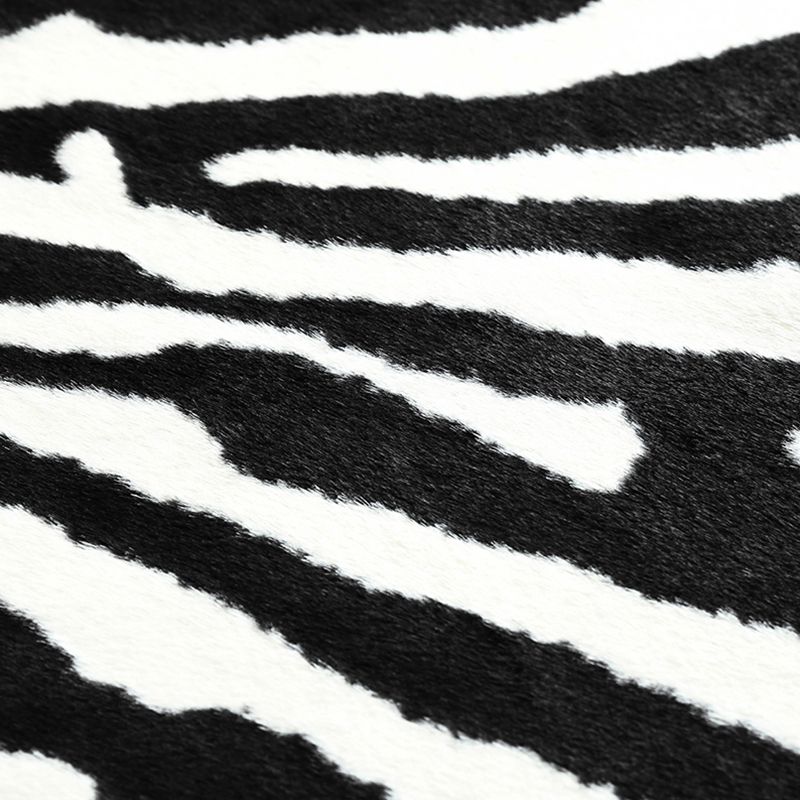Einzigartiger Tierfell-Teppich, mehrfarbiger Polyster-Innenteppich, pflegeleichter, haustierfreundlicher Bereichsteppich zur Dekoration