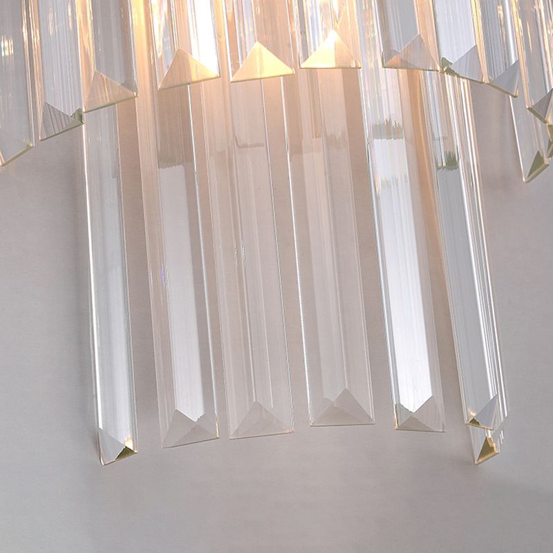 Contemporary Style Geometry Shape Wall Lights Crystal Wall Mount Lights