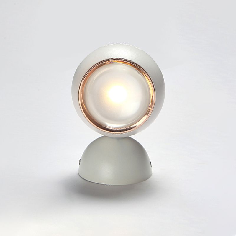 Modern Simple Aluminum Wall Light Circle Shape Rotatable Wall Lamp for Living Room