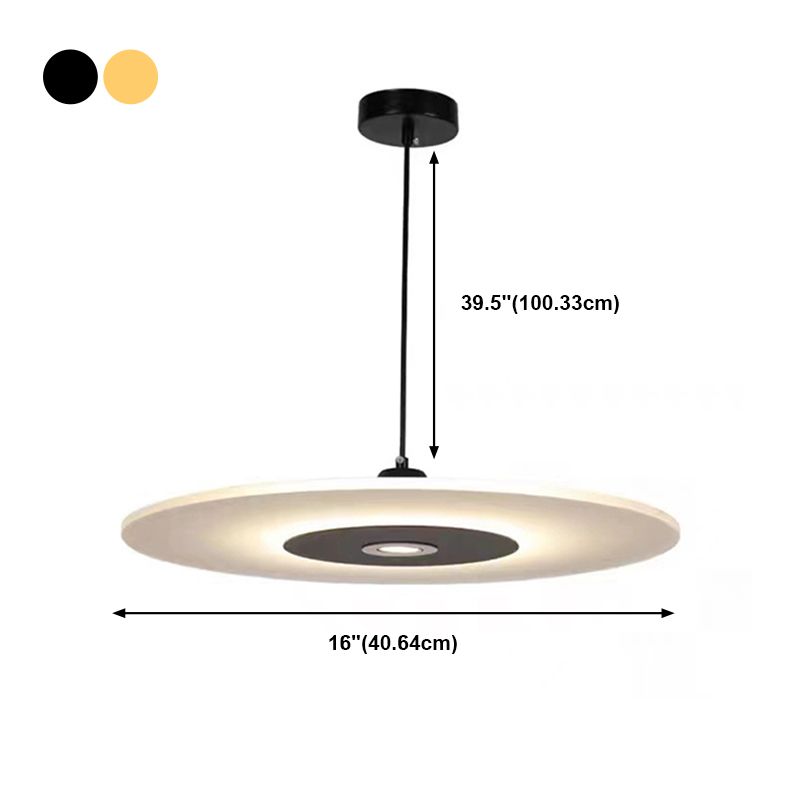 Nordic-stijl hangende plafondlicht metalen led hangende lamp armatuur