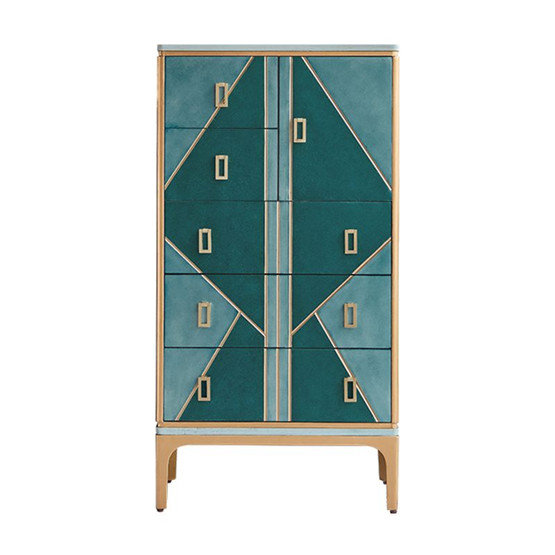 Wooden Storage Chest Dresser Contemporary Glam Dresser for Bedroom