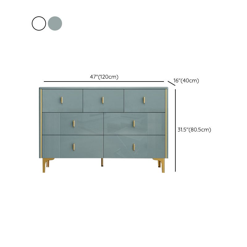 Classic Glam Storage Chest Manufactured Wood Dresser , 15.6 Inch Width