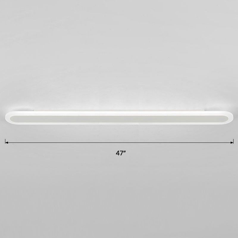 Acrylstange geformte Wandbeleuchtung Nordischer LED -Oberflächenwand -Wandleuchte für Korridor