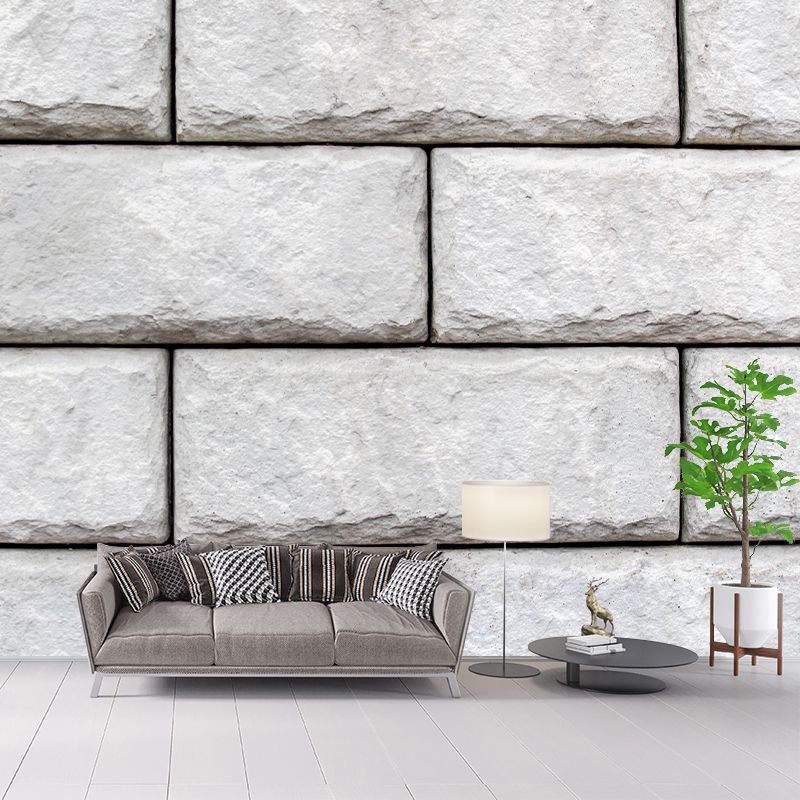 Brick Removable Wall Mural for Sitting Room Stain Resistant Home Decor, Customized Size