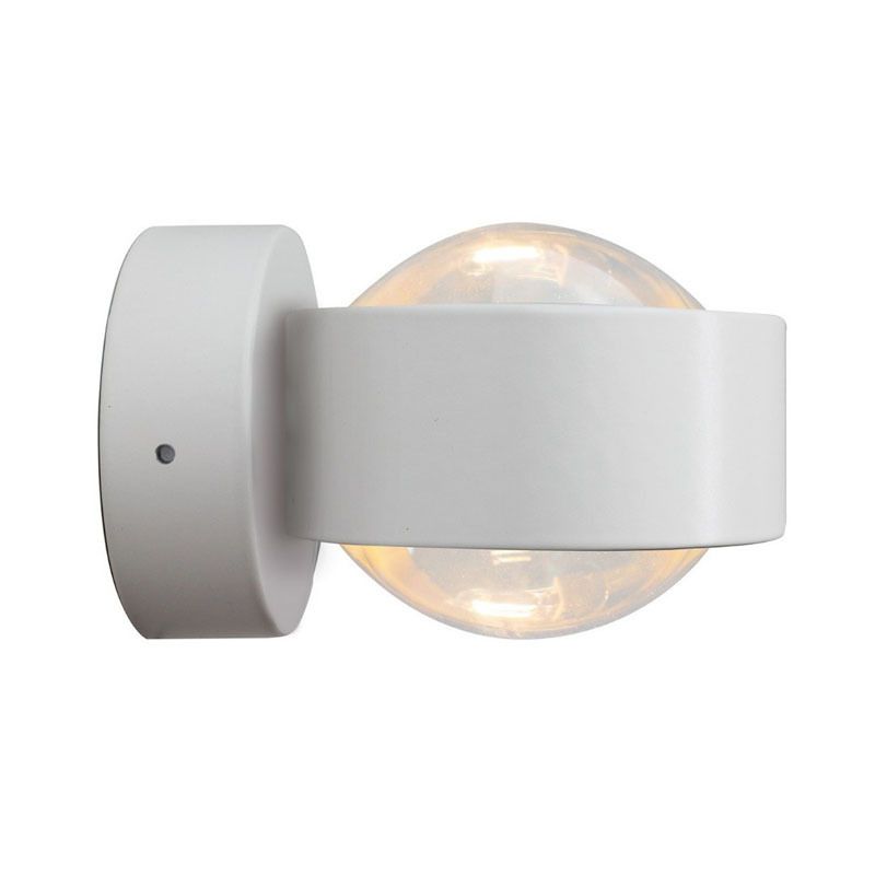 Metal Round Shape Wall Light Modern 2 Lights Wall Mount Light Fixture
