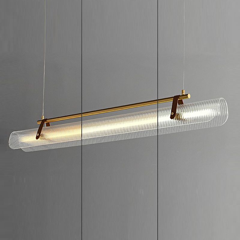 LED Island Lamp Modern Style Island Hanging Lamp with Acrylic Shade for Dining Room
