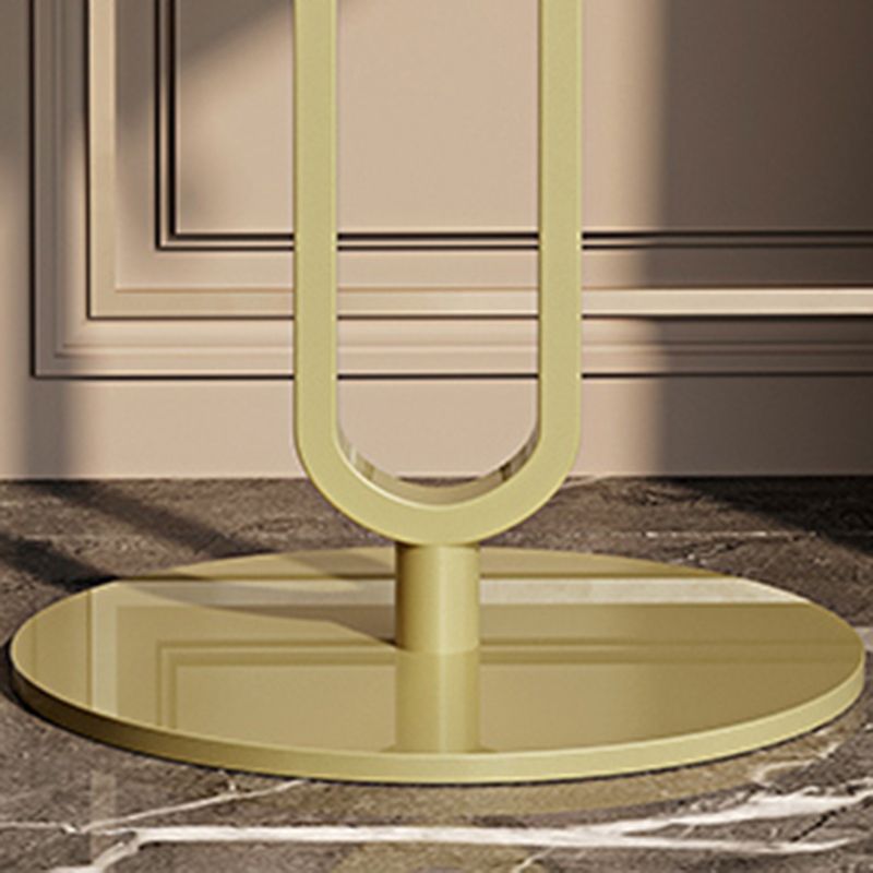 Pedestal Base Design Metal Iron Craft Gold/black Table Foot Round Side Table