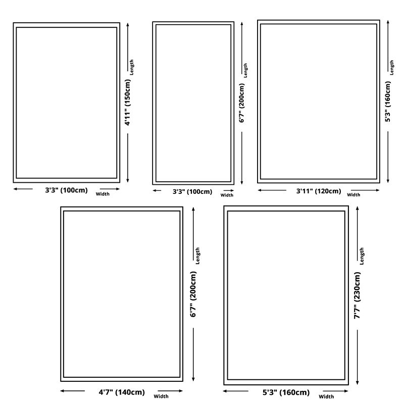 Simplicity Abstract Art Indoor Rug Creative Trendy Polyester Carpet Rectangle Stain Resistant Carpet for Living Room