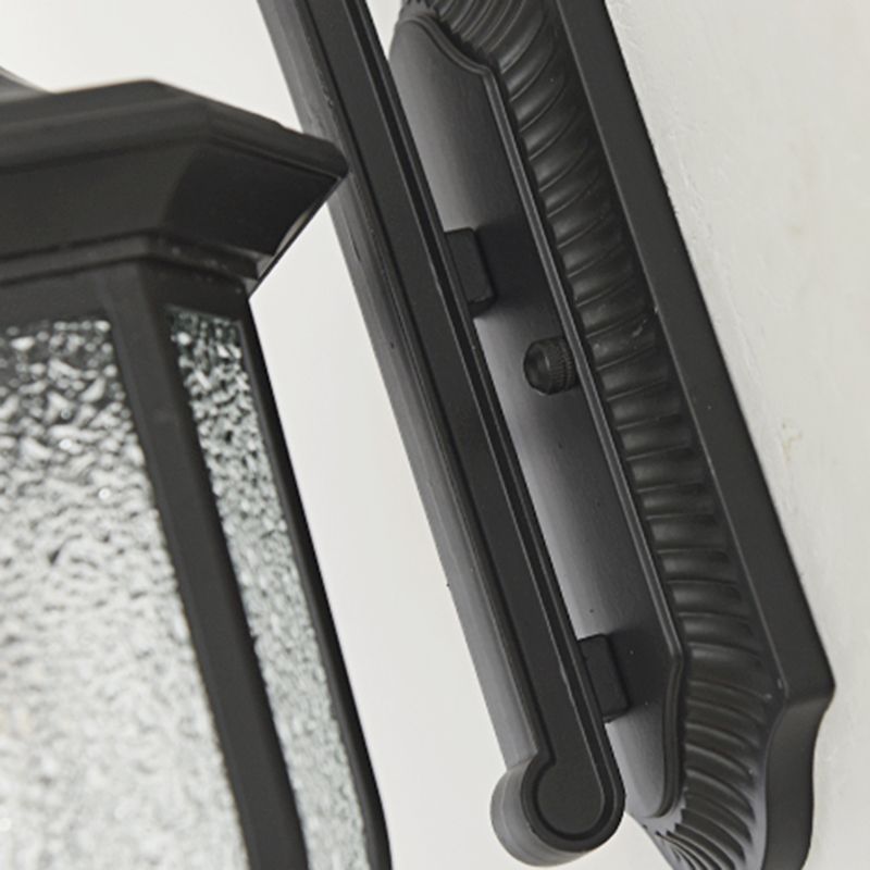 Contemporary Wall Sconce Water Glass Outdoor Wall Light Fixture for Courtyard