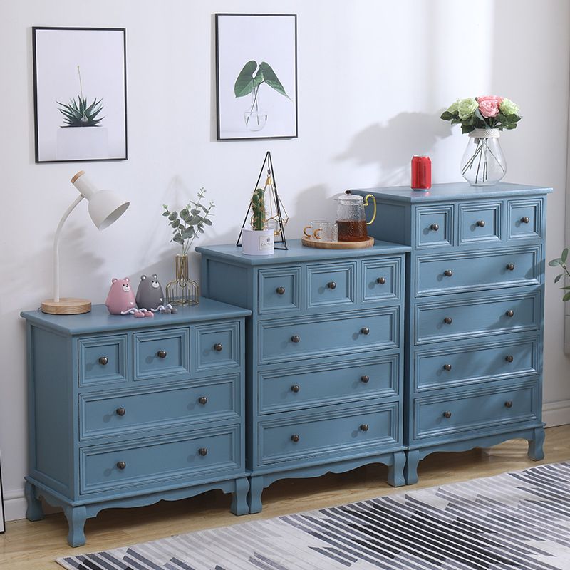 Nautical Bedroom Storage Chest Solid Wood Chest with Drawers