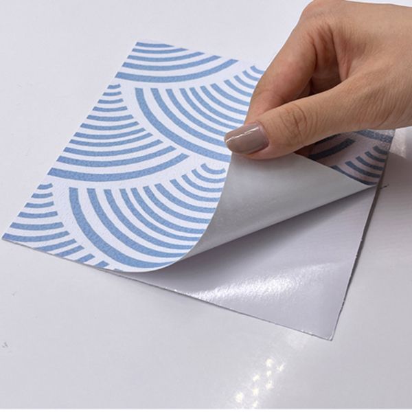 Modern Mosaic Tile Peel and Stick Tile Pvc Kitchen Backsplash Peel and Stick Wall Tile