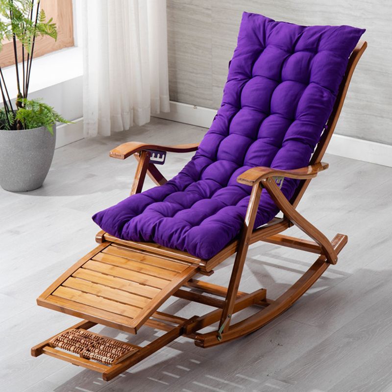 Antique Bamboo Recliner Chair Folding Recliner Chair with Cushion