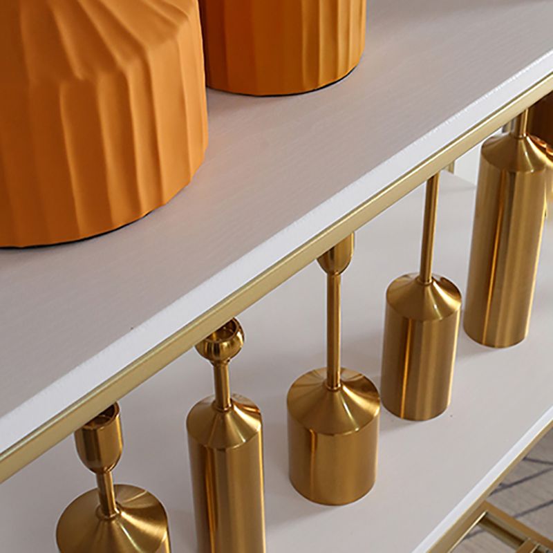 Scandinavian Iron Etagere Bookshelf Open Vertical Bookshelf for Bedroom