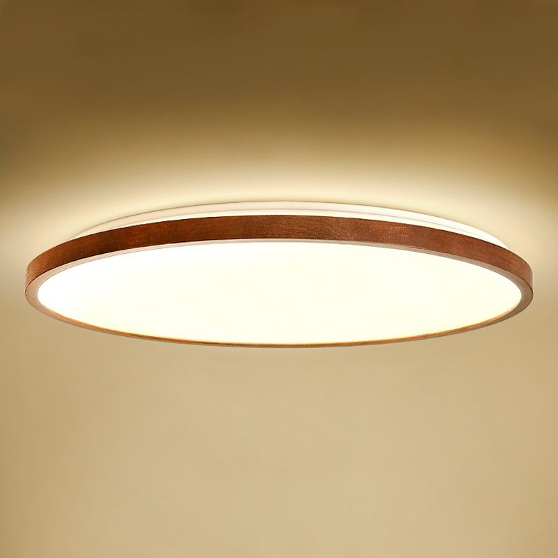 Lampada da soffitto a LED a forma di geometria moderna in legno 1 luce da incasso per corridoio soggiorno