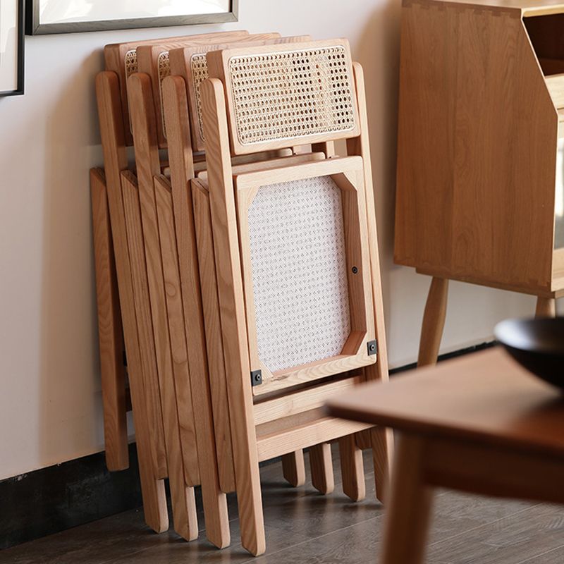 Slipper Accent Chair Wood Solid Wood Frame Armless for Living Room