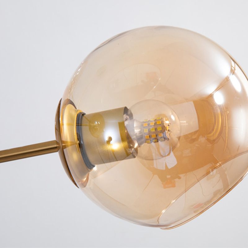 Modern Globe Chandelier Lights Glass Chandelier Pendant Light for Living Room