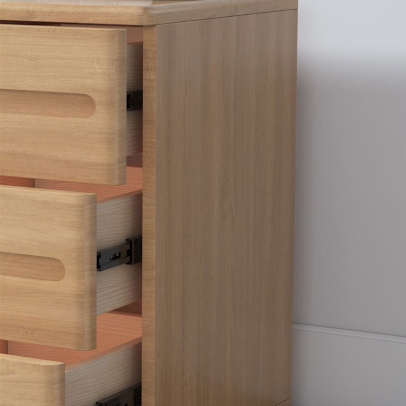 Modern Storage Chest Dresser Solid Wood Dresser with 3 Drawers