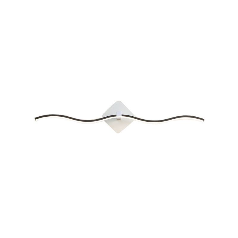 Linear Shape Metal Wall Sconce Modern Style 1 Light Mirror Wall Lighting Fixtures