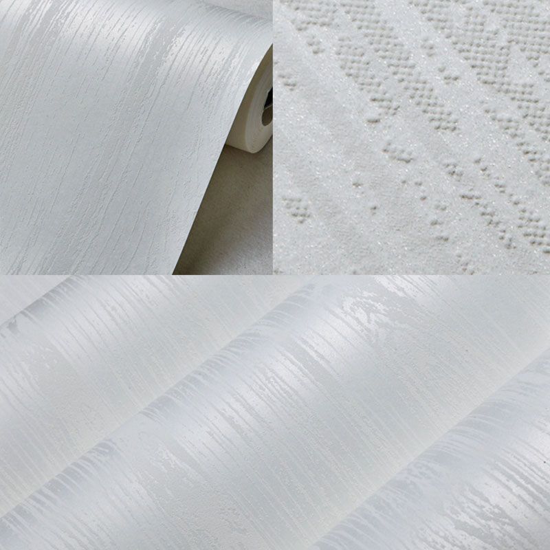 Bedroom Wallpaper with Wooden Texture in Brown and Beige , 20.5"W x 33'L, Non-Pasted