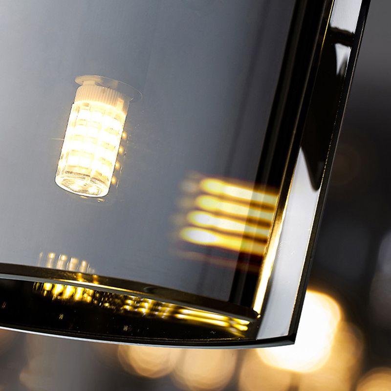 Modern Kitchen Island Lighting with Shape Island Lighting Glass 5 Light Island Lights