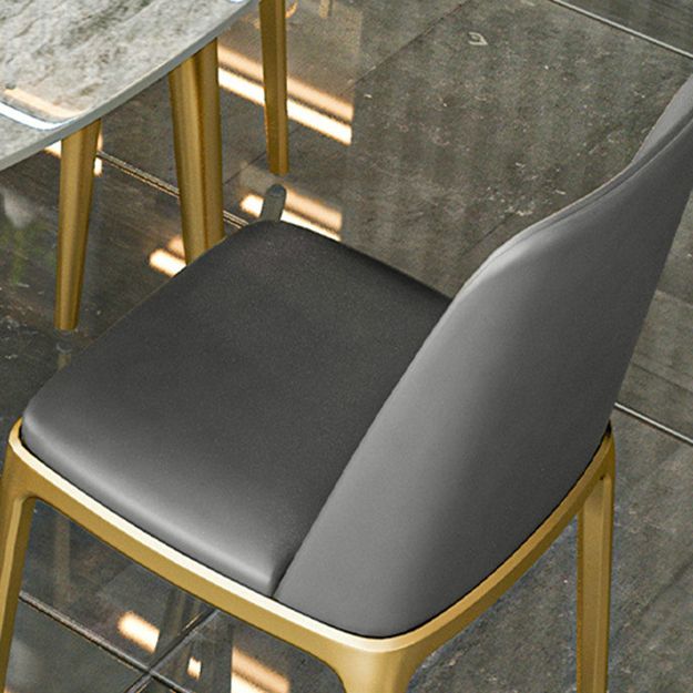 Nordic 1/2/5/7 Pieces Dining Set Sintered Stone Dining Table Set with Leather Chairs