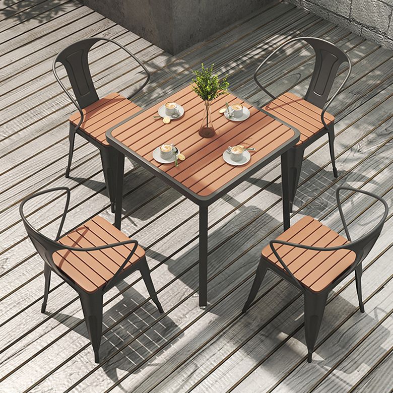 Contemporary Style Rectangle Table Set 1/2/3/5/7 Pieces Dining Set for Kitchen