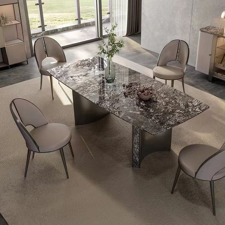 Indoor Contemporary Faux Leather Upholstered Armless Side Dining Chair