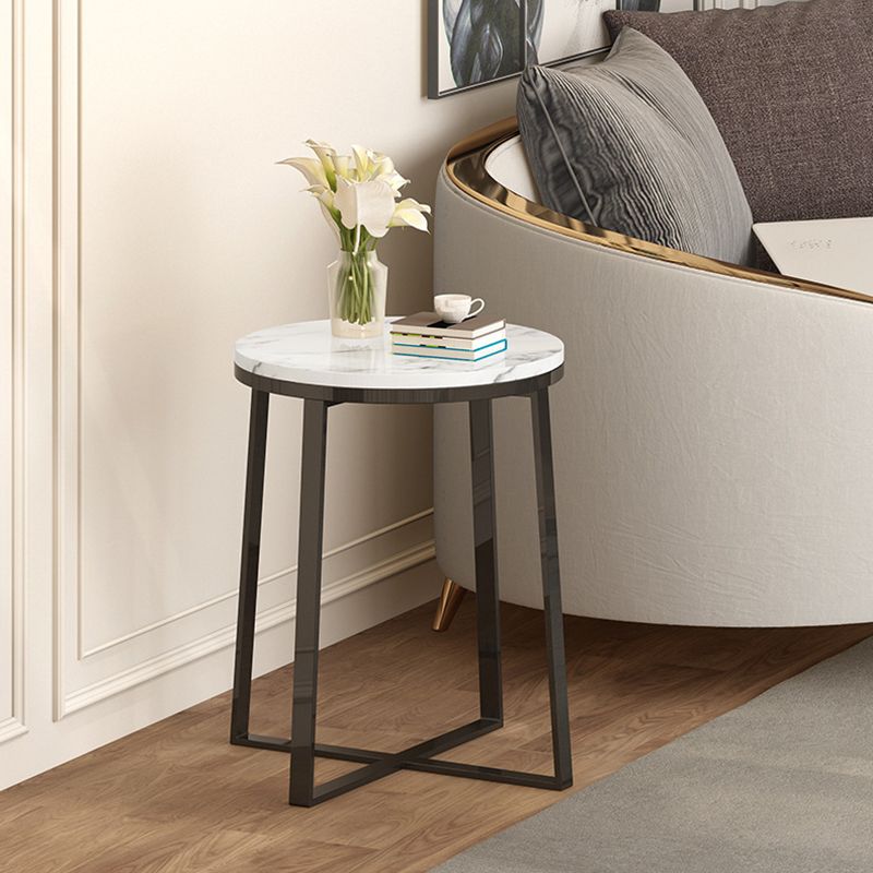 Trestle Coffee Table Contemporary Cocktail Table for Living Room