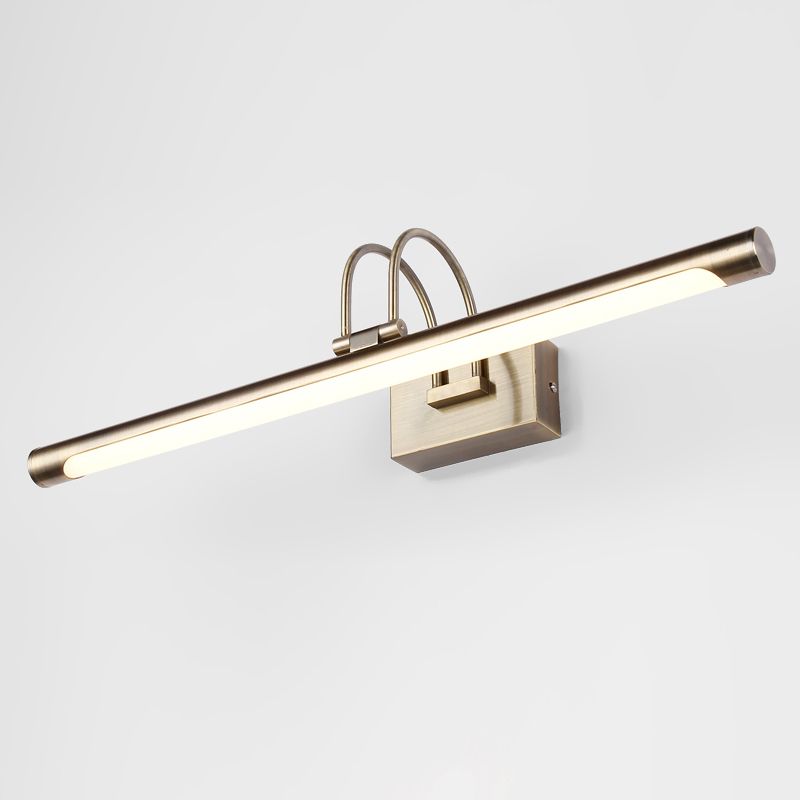 Minimalism Vanity Lighting Strip Metal Wall Light Fixture for Bathroom