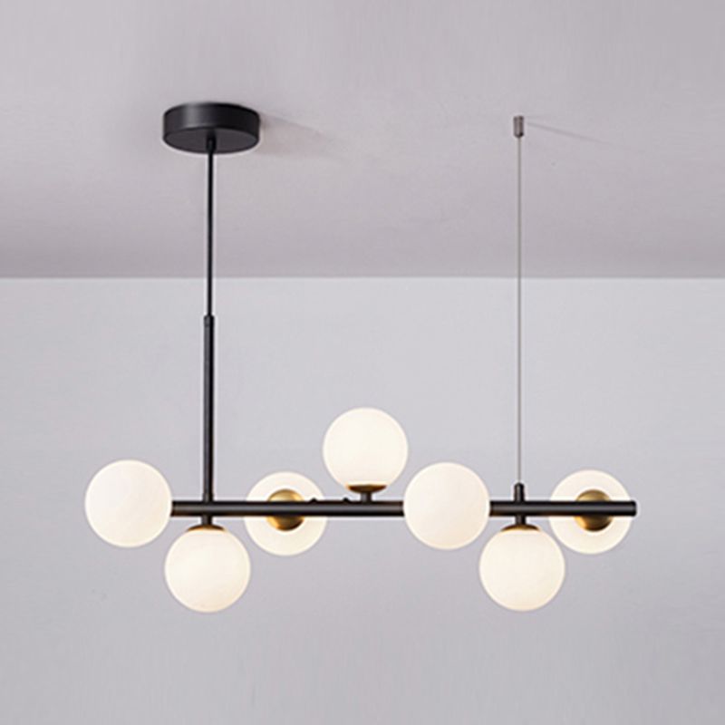 Luz de colgante de cabezal múltiple de estilo de isla de estilo simple moderno para sala de estar para sala de estar