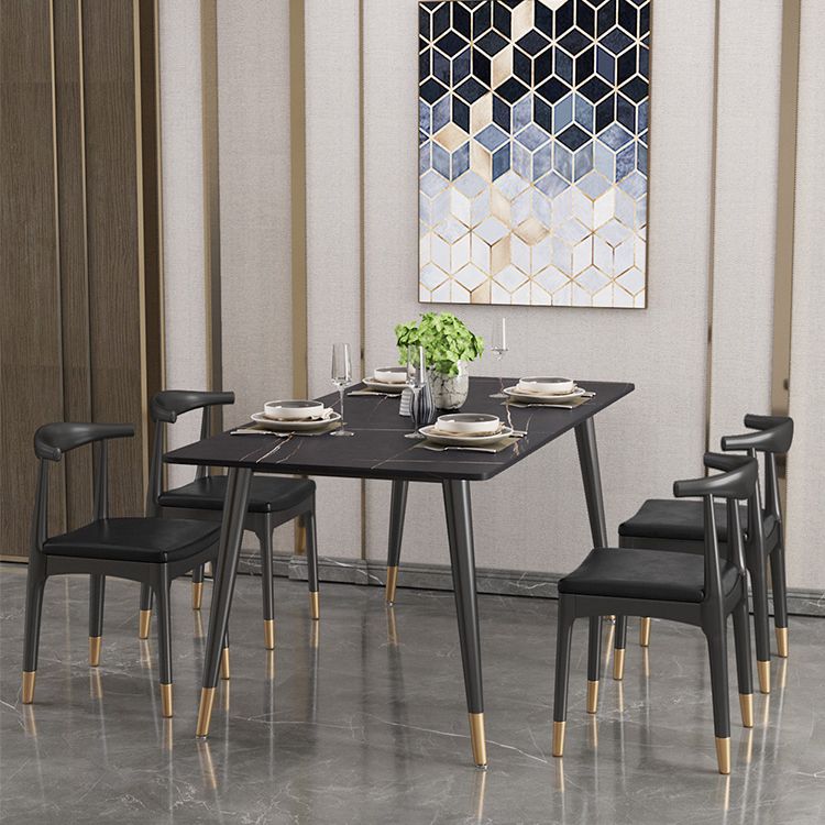 Modern 1/2/5/7 Pieces Dining Furniture Sintered Stone Dining Furniture Set /Separate Items