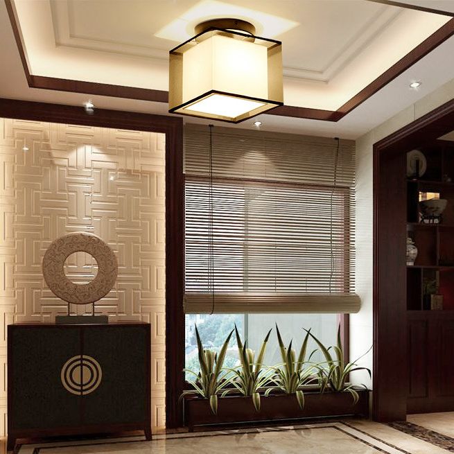 Éclairage semi-montage géométrique moderne Asle Asle Fleur