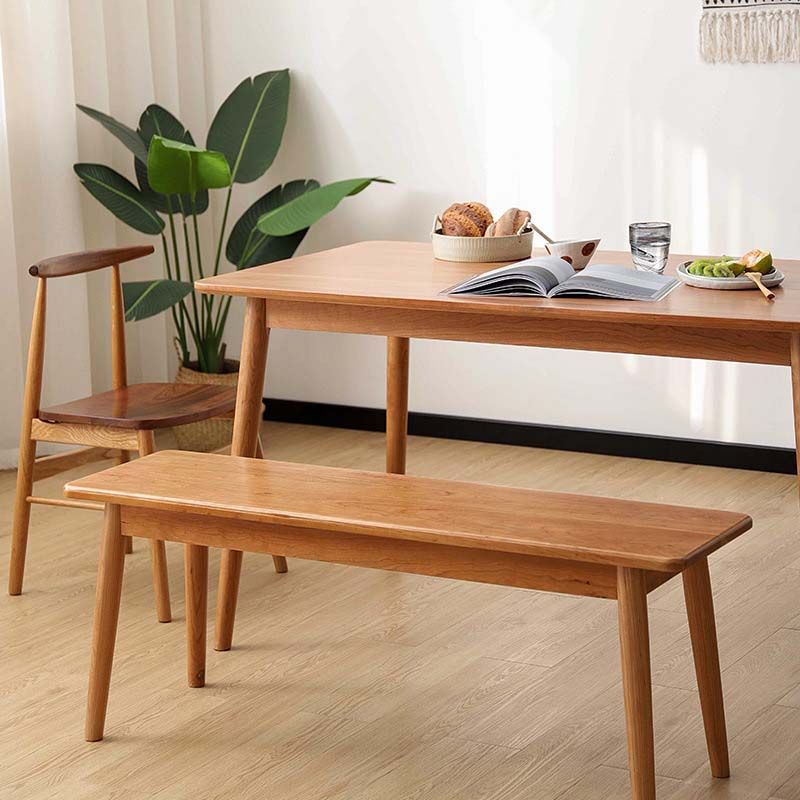 Industrial 4 Legs Dining Table Pine Wood Table for Dining Room