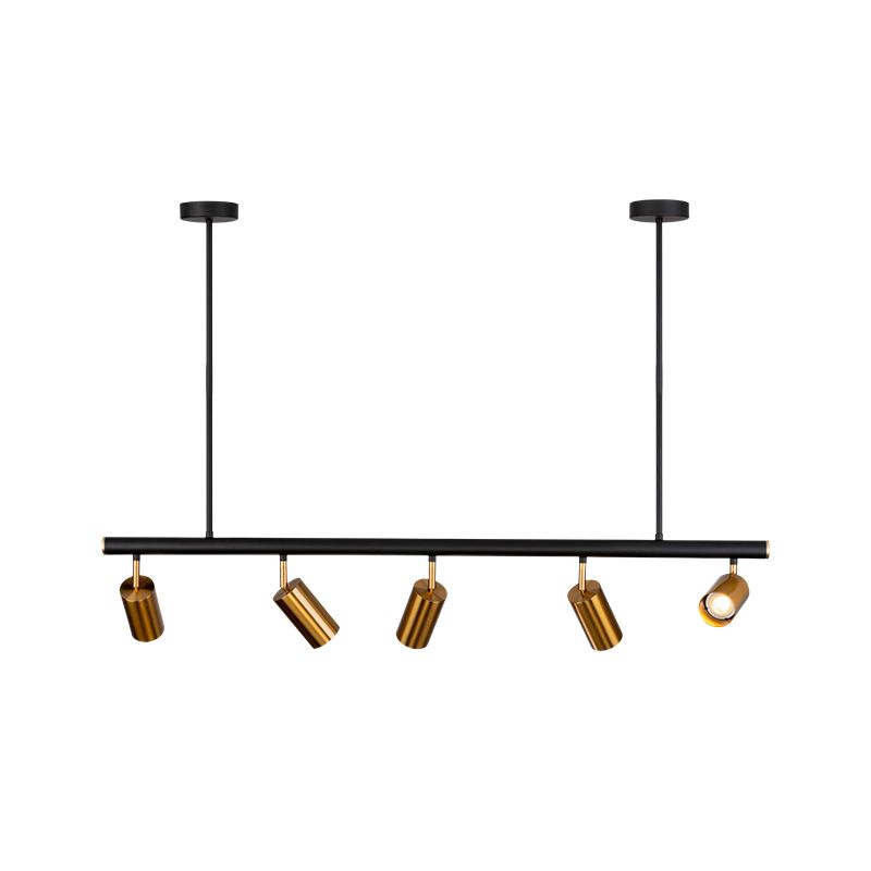 Linea de iluminación de la isla lineal colgante lineal lsland iluminación de la isla colgante luces en metal