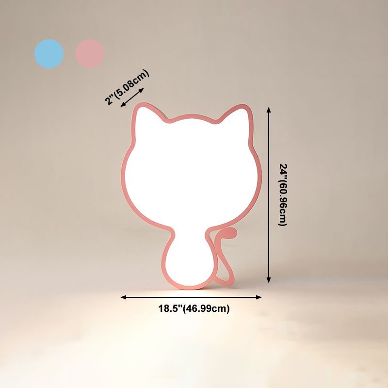 Simple Style Lovely Ceiling Lights Aluminum Kid's Room LED Flush-mount Lamp