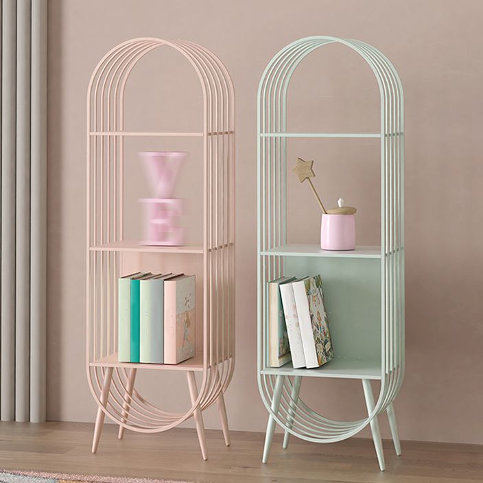 52"H Scandinavian 3-shelf Bookshelf Etagere Shelf Bookcase for Study Room