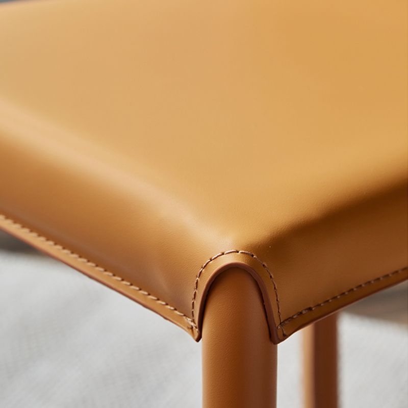 Modern Style Metal Barstool Low Back Counter Bar Stool for Kitchen