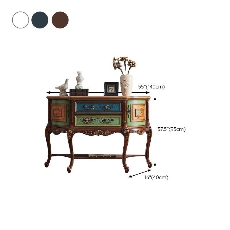 Victoria Freeform Console Table Wood Console Sofa Table for Hall