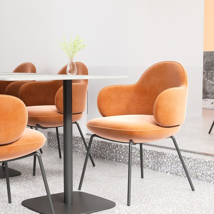 Contemporary Kitchen Dining Arm Chair Upholstered Chair for Kitchen