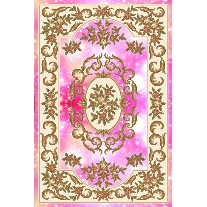 Synthétique multicolore Synthétique Synthétique Géométrique Tapis Not Slip Backing Facile Care Rapis pour salon