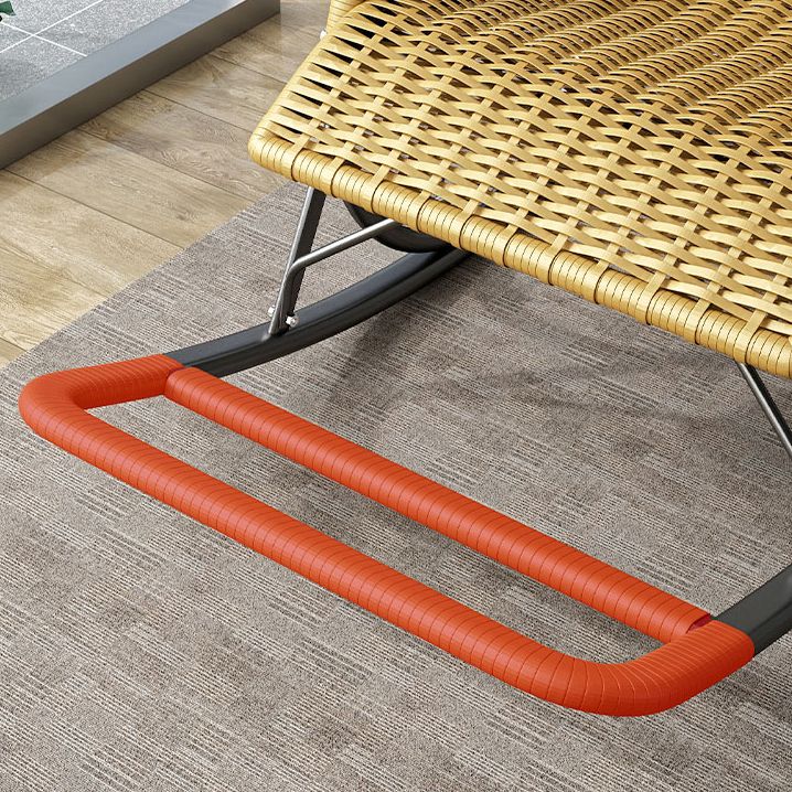 Contemporary Style Rocking Chair Rattan Rocking Chair for Leisure