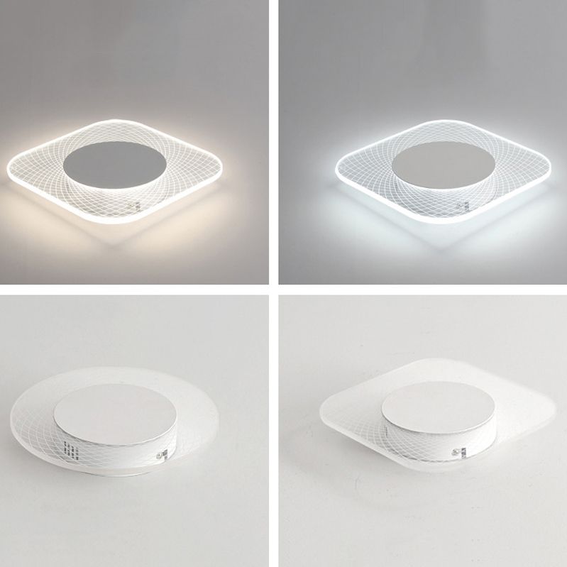 Contemporary LED Ceiling Lamp Metal Flush Mount Hallway Lighting