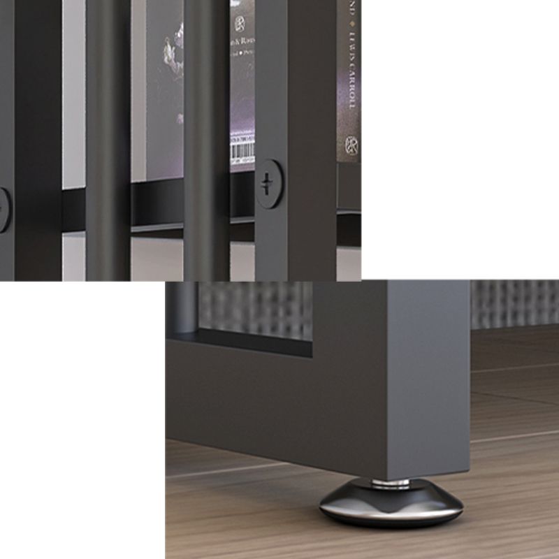 9.84"W Bookshelf Contemporary Style Open Back Bookcase for Home Office