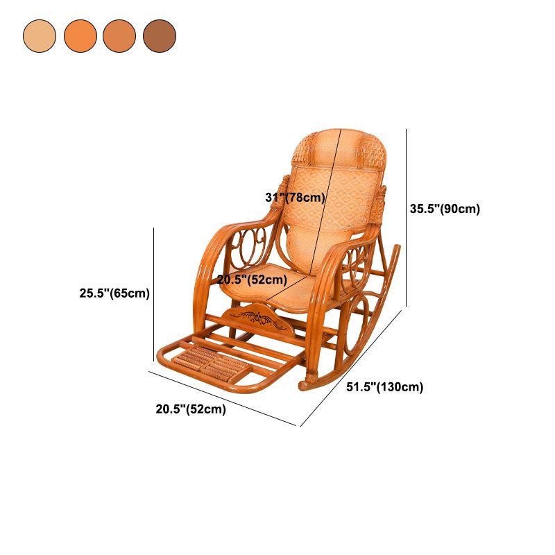 Traditional Wicker Rocking Chair Rocker Chair for Living Room