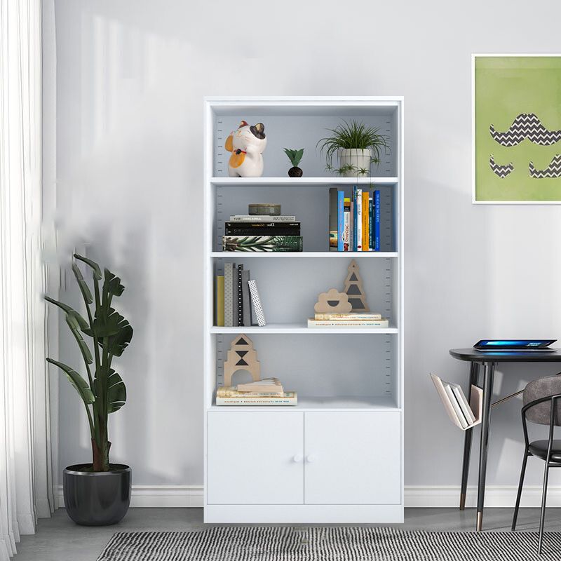 13" Wide Modern Bookshelf Closed Back Bookcase with Rectangular Shelves