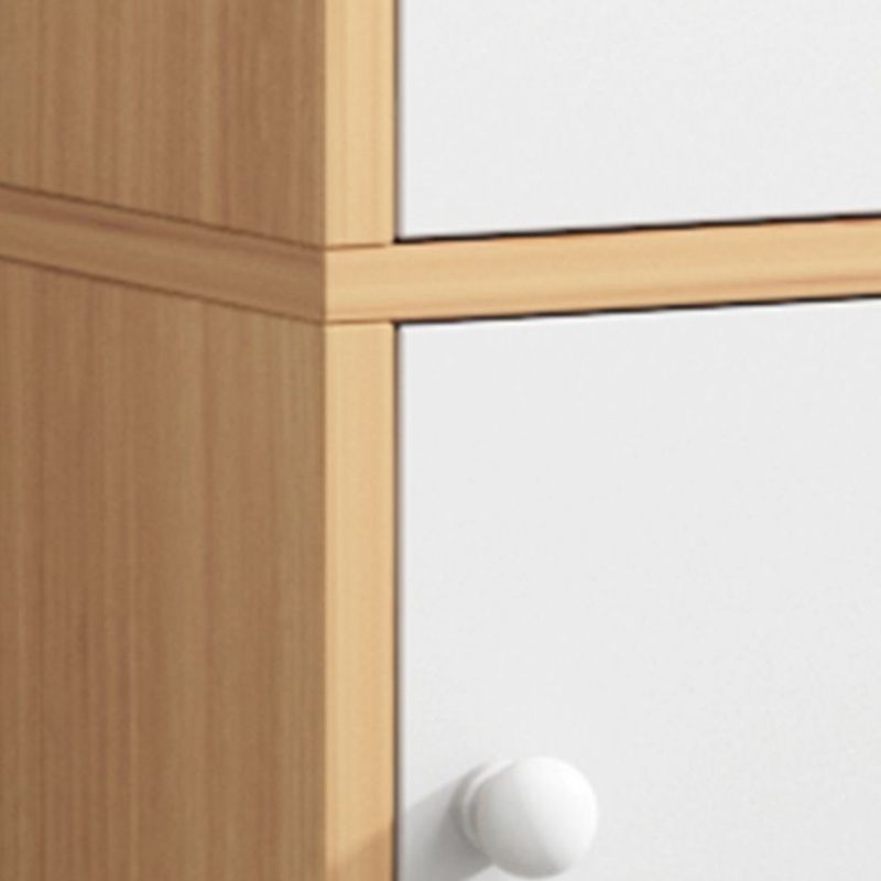 Modern Wooden Accent Cabinet Bar Pulls Handle Design Storage Cabinet