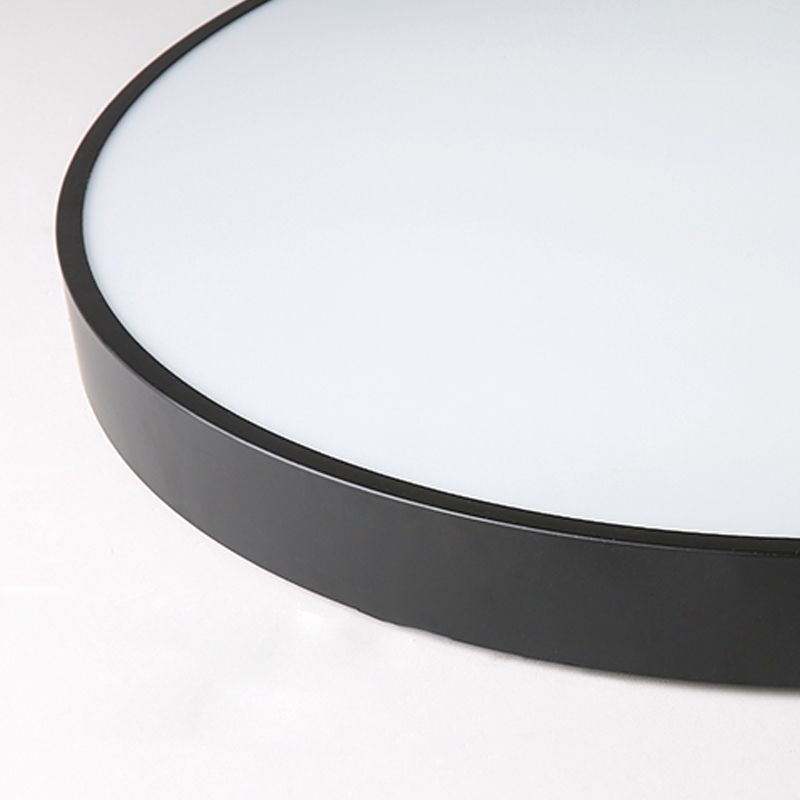 Luminaires de plafond encastrés de simplicité de lumière montée au plafond à LED ronde