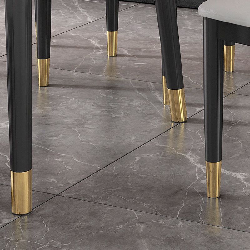 Minimalist Style MDF Top Dining Table Set of Rectangle Shape for Formal Dinette Set